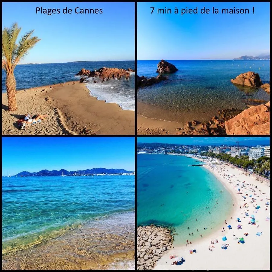 Vila Cannes, Mer A 500 M, Maison Rare